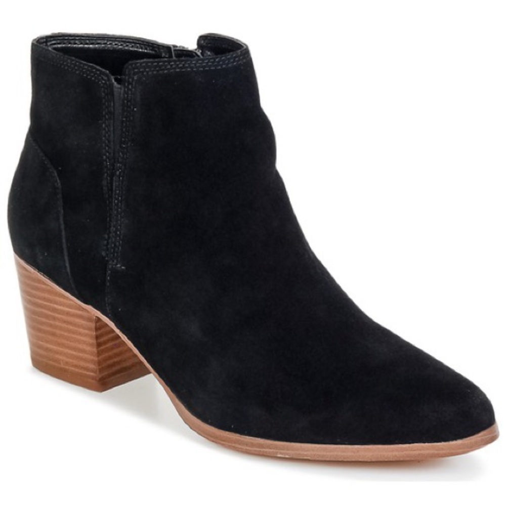 Olive Suede Booties